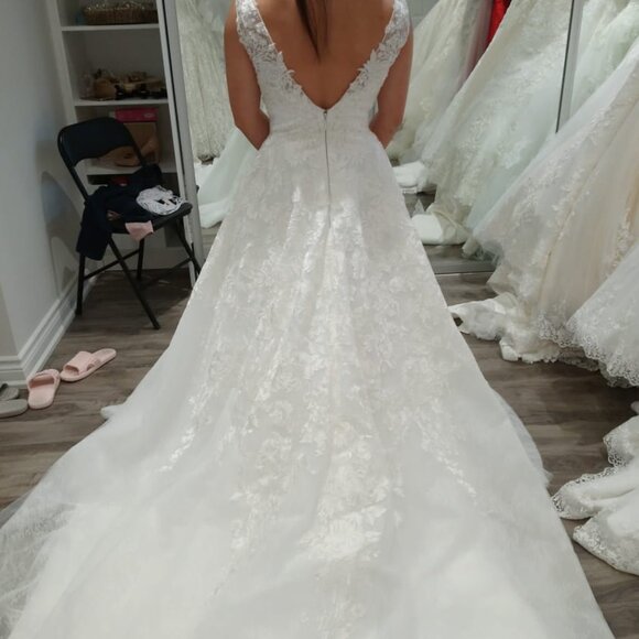 Roissy Bridal Wedding Dress Size 8-10 - Picture 3 of 4